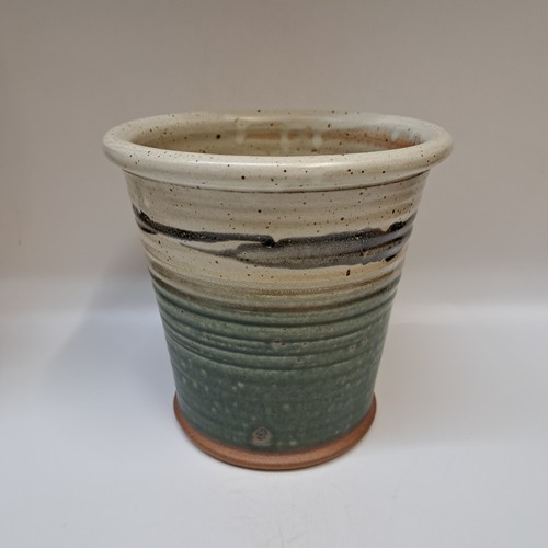 Click to view detail for #251249 Utensil Caddy Green/Ivory $22